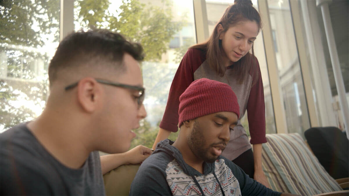 Students in the Center for Learning and Student Support