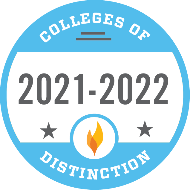 2021-2022 Colleges of Distinction badge