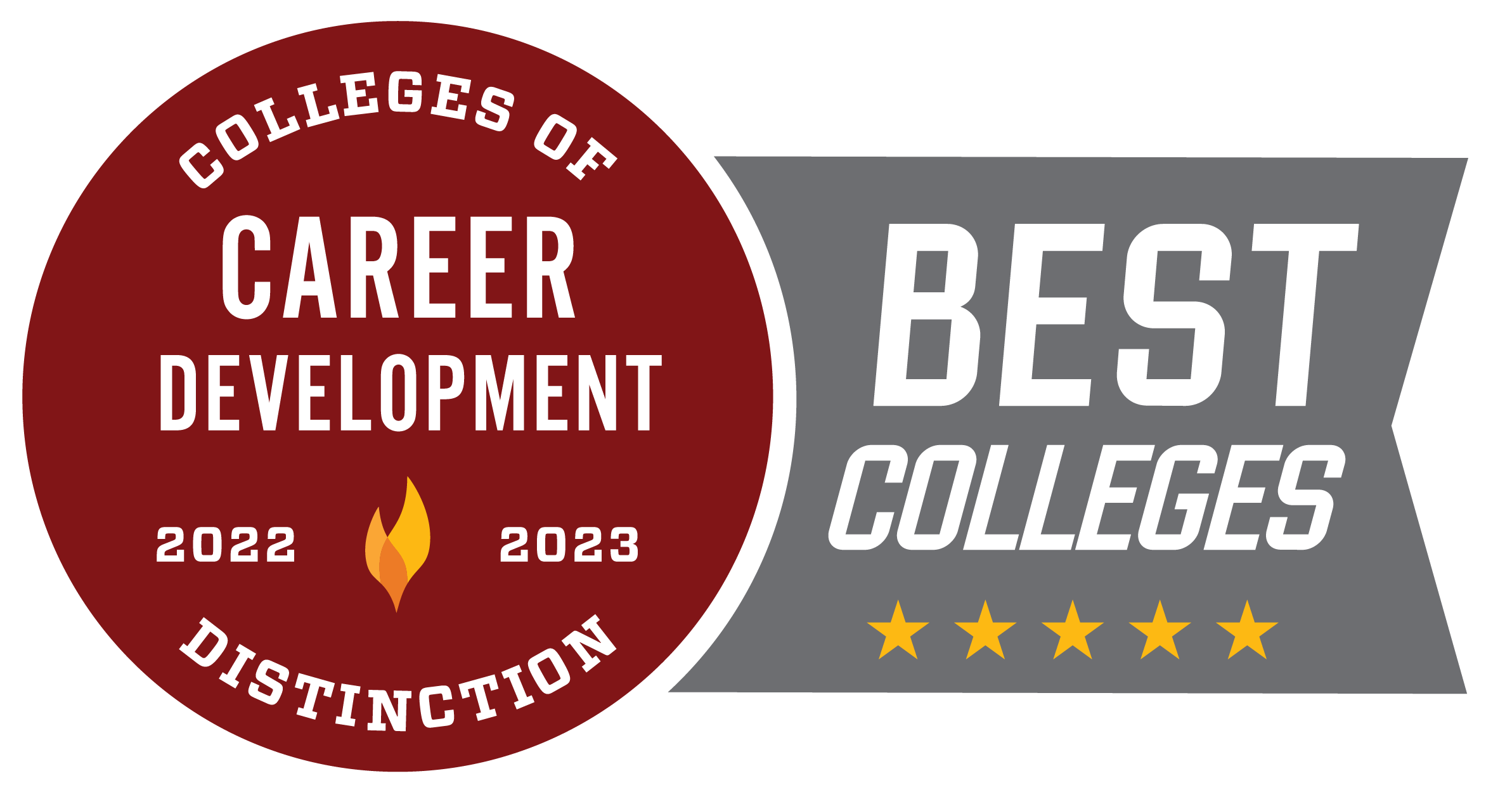 Career Development Colleges of Distinction badge