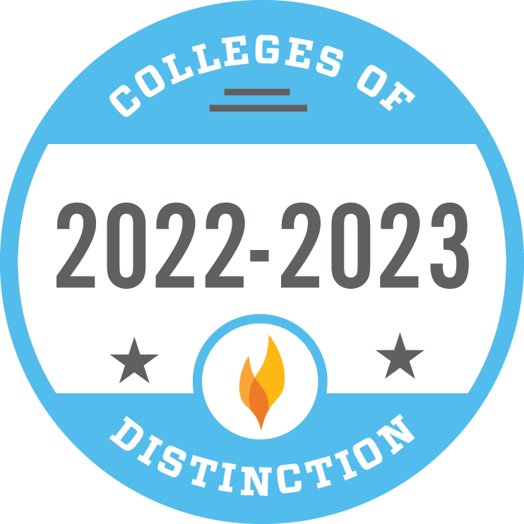 2021-2022 Colleges of Distinction badge