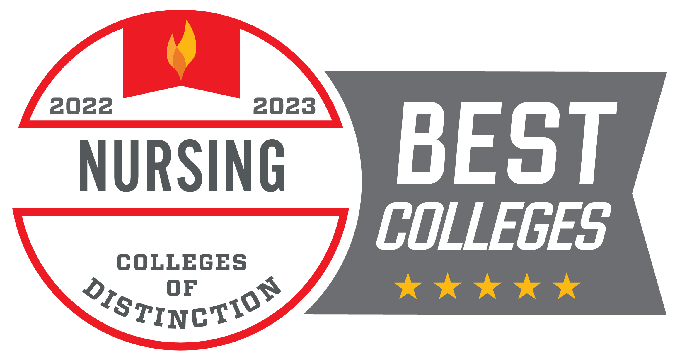 Nursing Colleges of Distinction badge