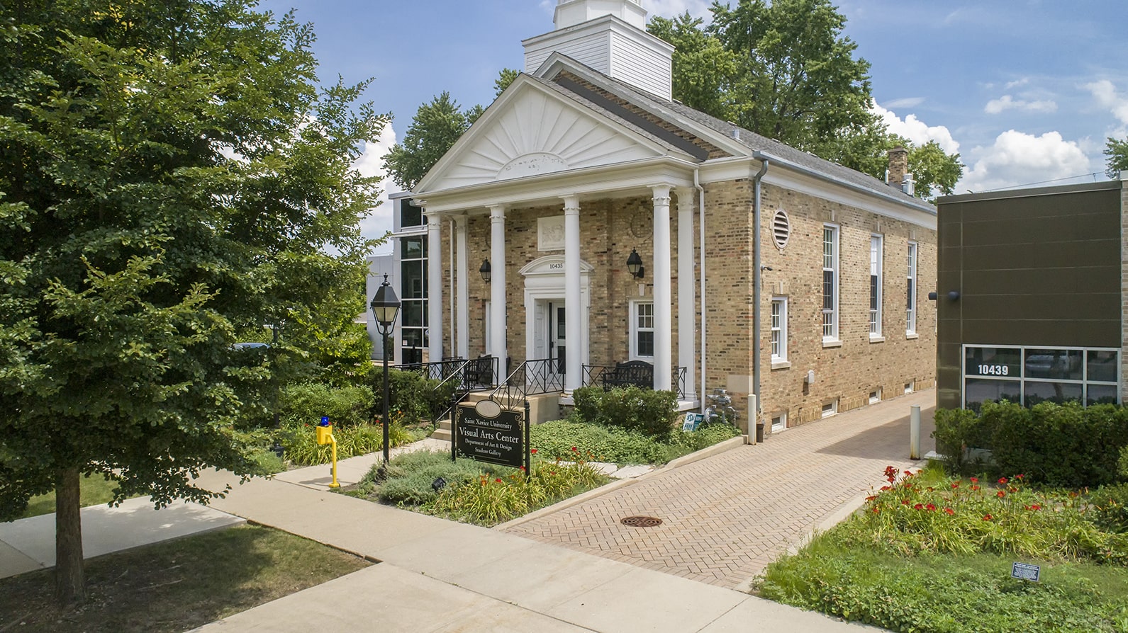 Exterior shot of the Visual Art Center