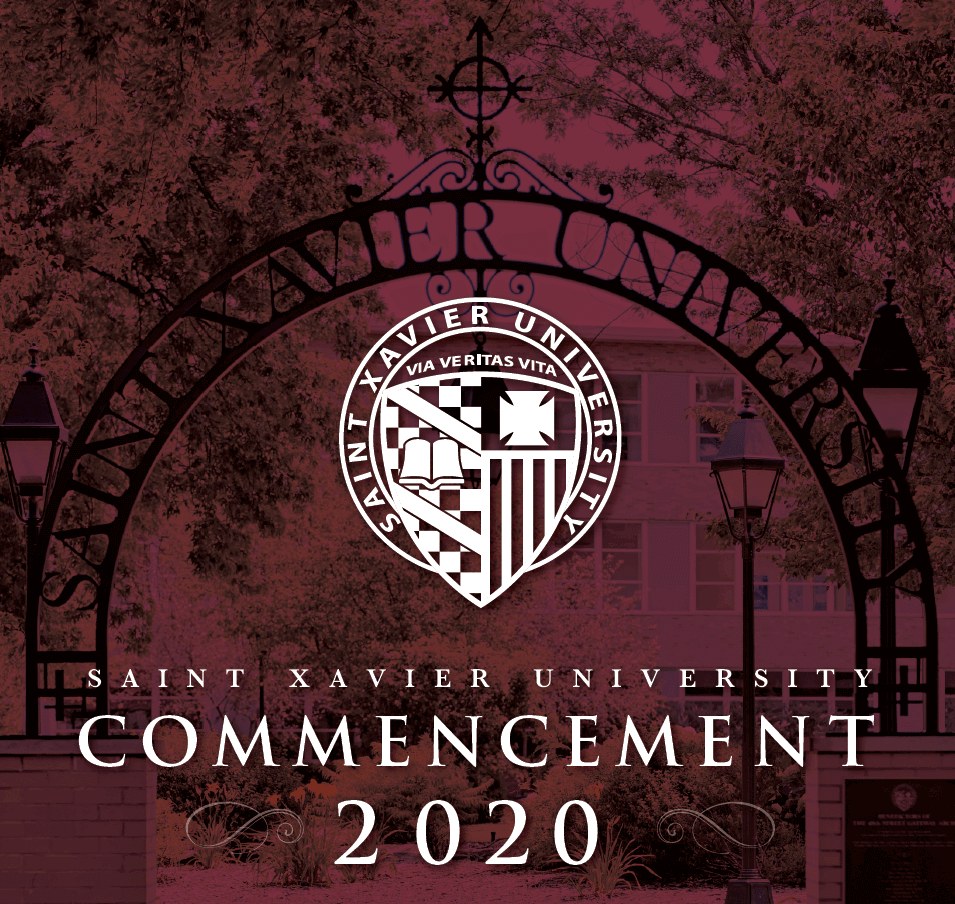 Program Cover for 2020 Saint Xavier Commencement