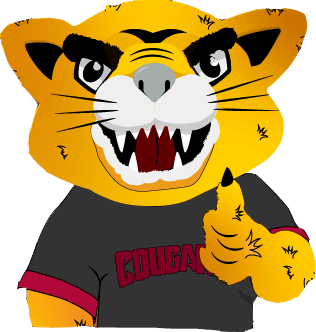 Champ the Cougar in animated form 