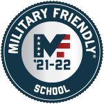 Badge for SXU being named Military Friendly® School