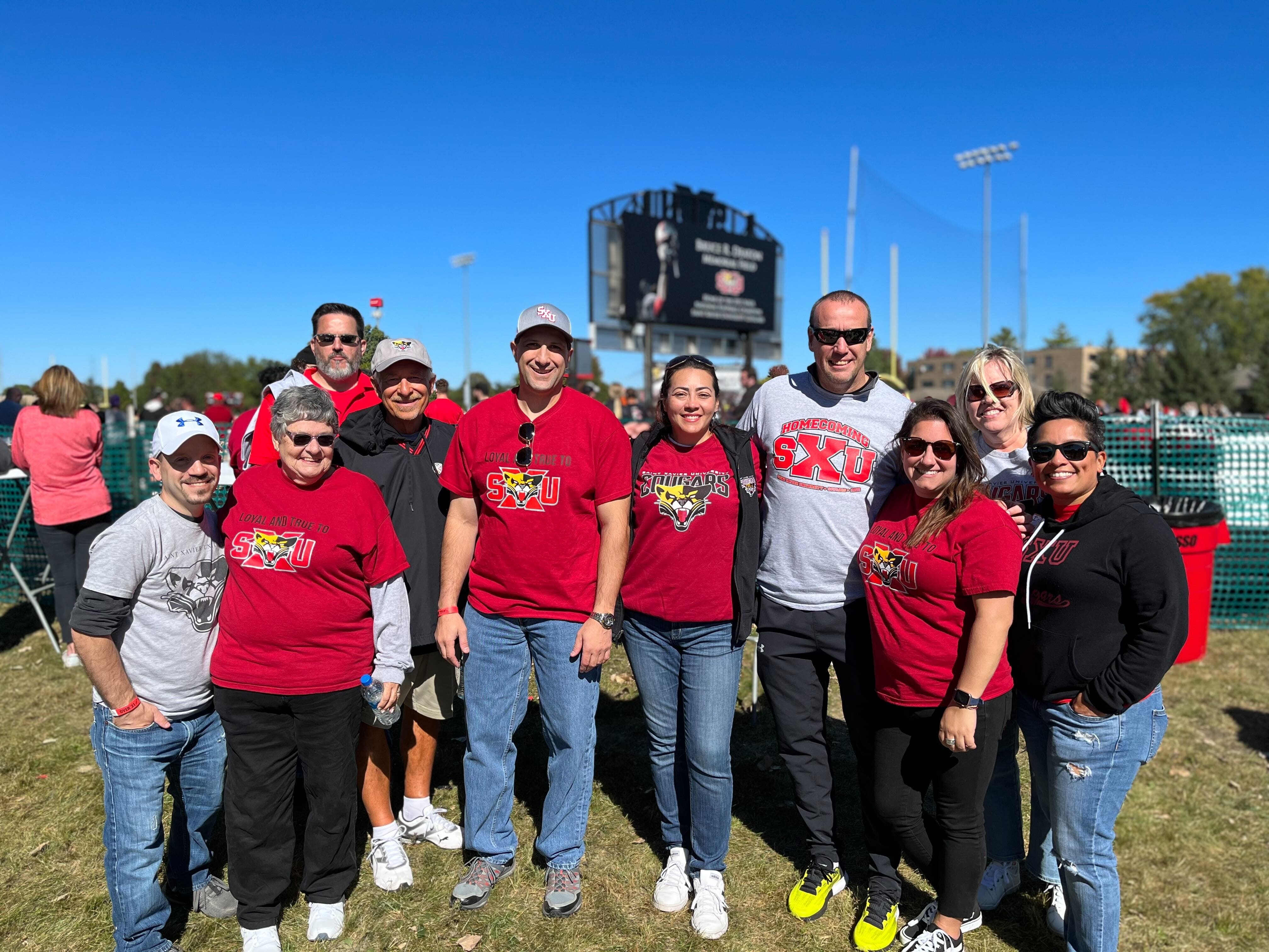 National Alumni Board Members at Homecoming Game