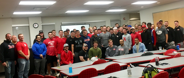 Luke Gregerson Visits SXU