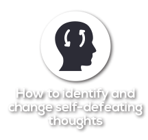 How to identify and change self-defeating thoughts